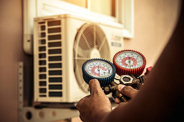 Professional Furnace Repair technician working in Canehill, AR